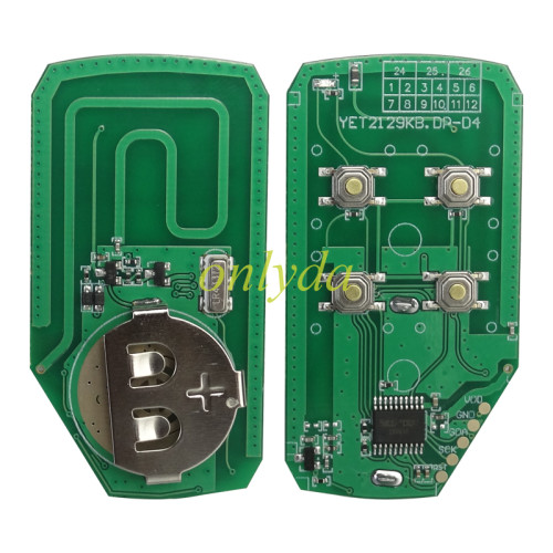 Face to Face remote 4 button with  434mhz