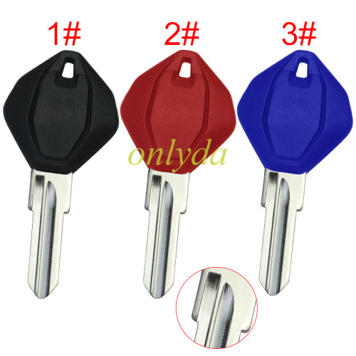For Ducati motor  key blank with right without badge , pls choose color
