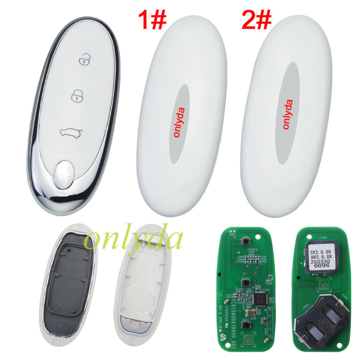 For Dongfeng NAMMI Original remote with 434mhz, 47 chip NCF29AxM， 1#NAMMI, 2#DONGFENG