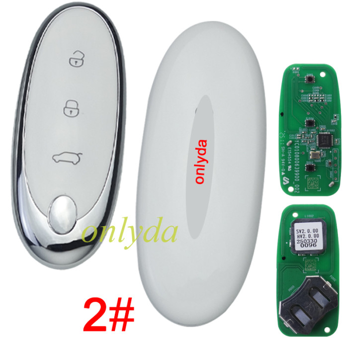 For Dongfeng NAMMI Original remote with 434mhz, 47 chip NCF29AxM， 1#NAMMI, 2#DONGFENG