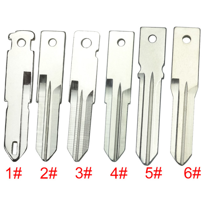 For Renault key blade  1# NE73/ 2#3# VAC102/ 4# HU166 5#HU179. pls choose blade