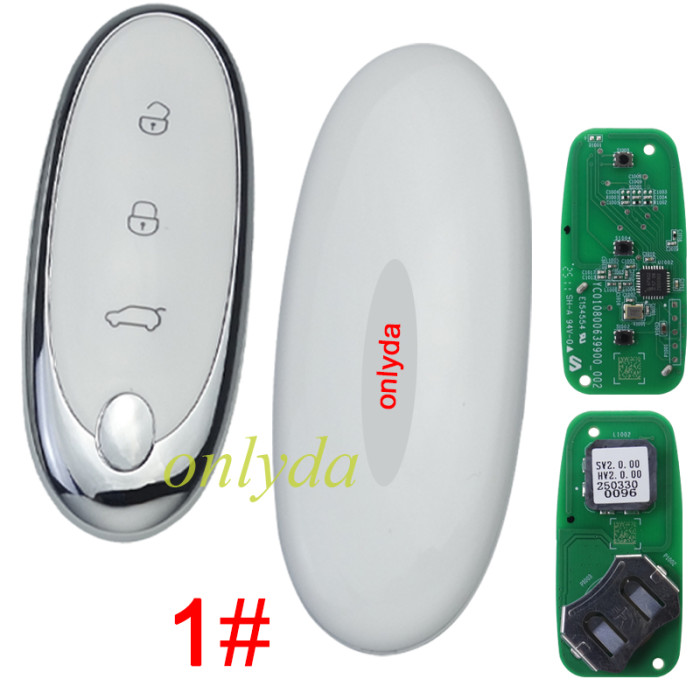 For Dongfeng NAMMI Original remote with 434mhz, 47 chip NCF29AxM， 1#NAMMI, 2#DONGFENG