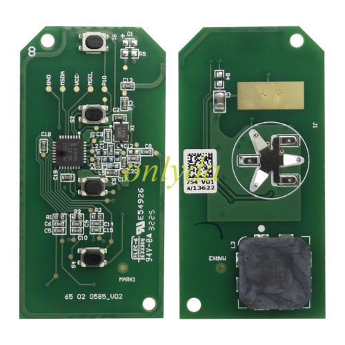 Original Chery OMODA  Keyless remote key  for 8 Plus 8 Pro  Chery Tiggo 8 ID47 - 433MHz FSK