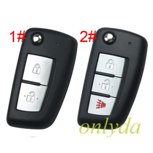 For Nissan 2+1/ 2button remote Kicks JUKE 2019+  key with 434mhz 7961M 4A chip  FCCID:CWTWB1G767  Model:TWB1G767 IC:1788D-FWB1G767, pls choose button