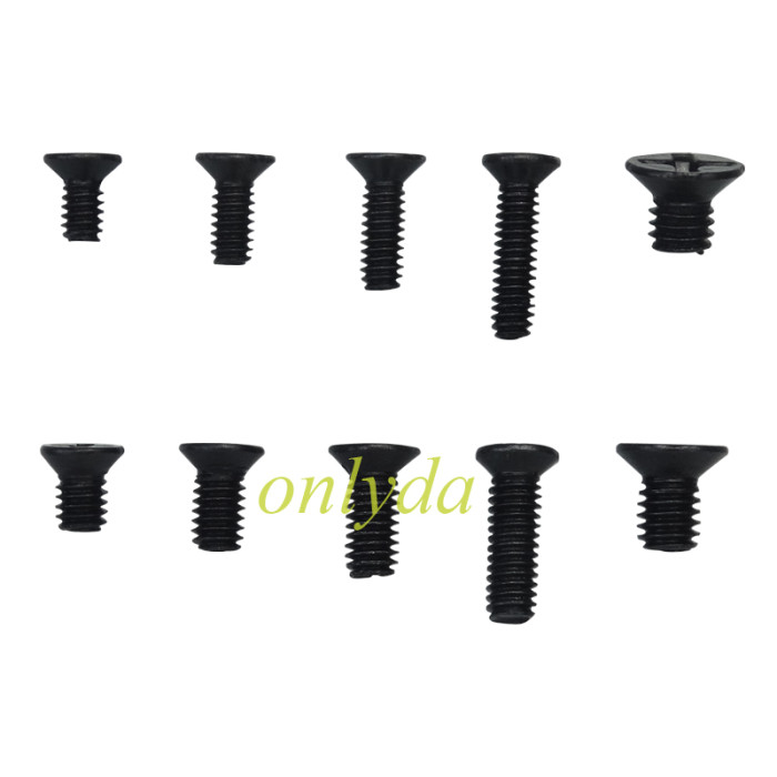 KM Flat Head Phillips Screws Assortment Kit 500PCS,50 of each of M2, M2.5, and M3