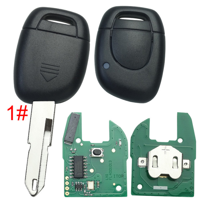 High quality For Renault remote key  with original 7946AT chip 434mhz, for  Symbol,Clio II,Kango IIClio ,KangoII   before 2000 year