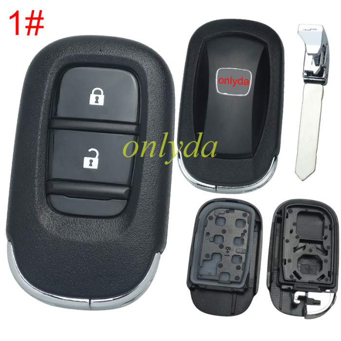 2022 New Honda 11th Generation Civic key  shell with badge