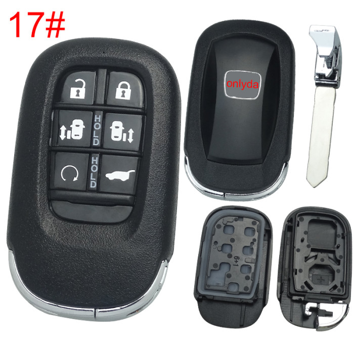2022 New Honda 11th Generation Civic key  shell with badge