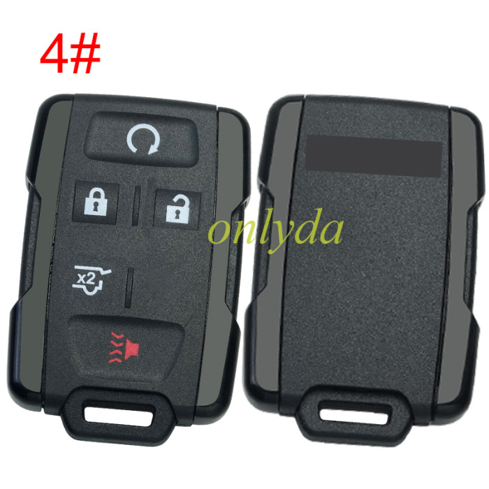 For GM  remote key shell with GMC badge ,  side part is black, pls choose the button