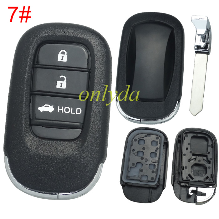 2022 New Honda 11th Generation Civic key  shell without badge