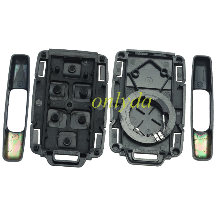 For GM  remote key shell with GMC badge ,  side part is black, pls choose the button