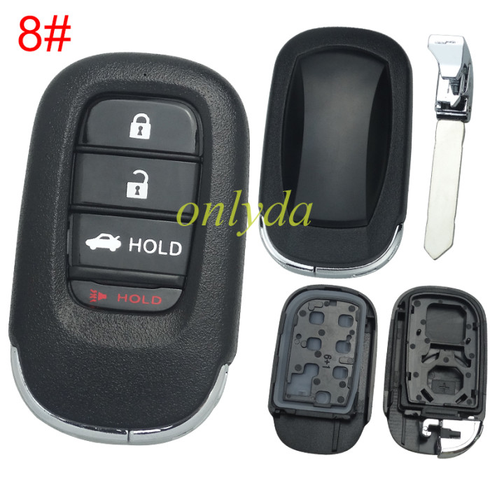 2022 New Honda 11th Generation Civic key  shell without badge