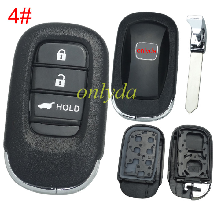 2022 New Honda 11th Generation Civic key  shell with badge