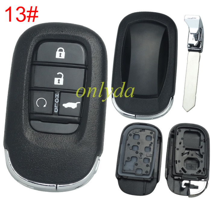 2022 New Honda 11th Generation Civic key  shell without badge