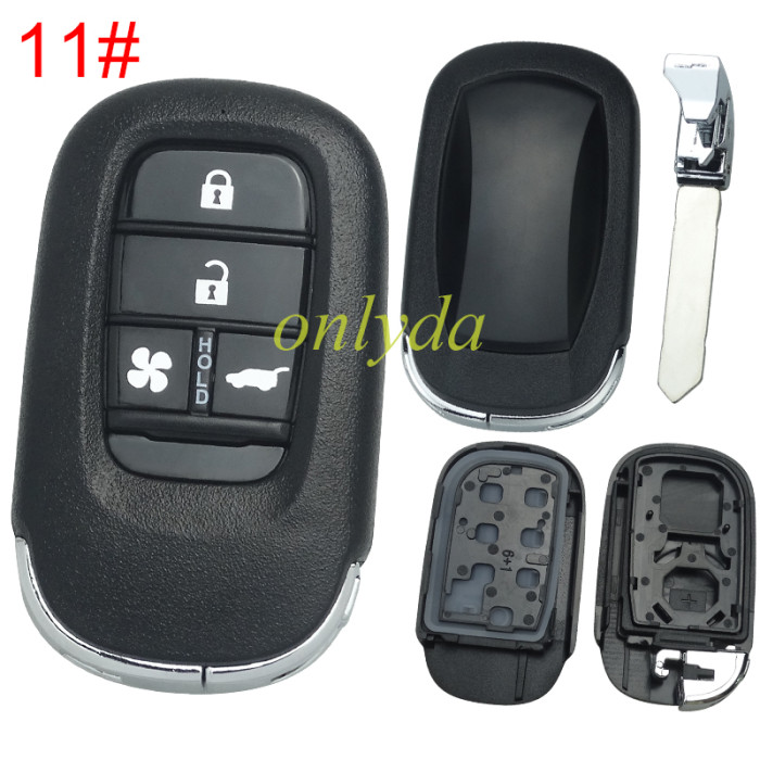 2022 New Honda 11th Generation Civic key  shell without badge