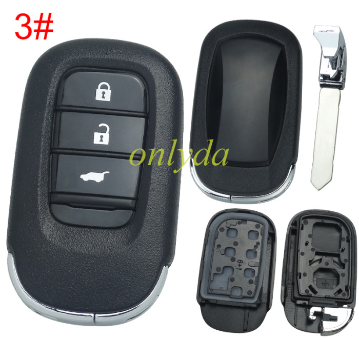 2022 New Honda 11th Generation Civic key  shell without badge