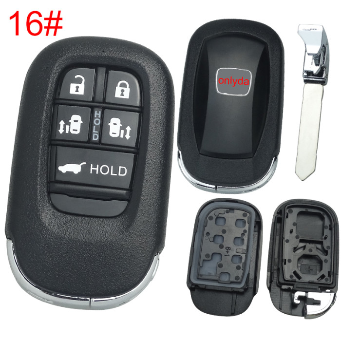 2022 New Honda 11th Generation Civic key  shell with badge