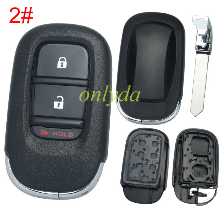 2022 New Honda 11th Generation Civic key  shell without badge
