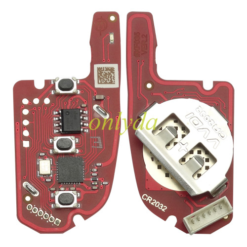 XKKF05EN XHORSE 2nd Generation Flip Type Wired Remote Key, ( 2nd Generation of XKKF02EN)