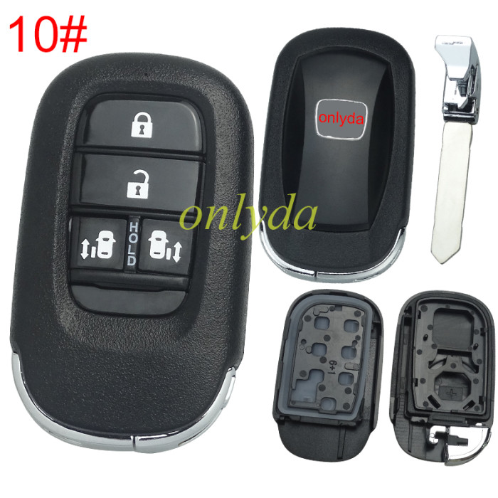 2022 New Honda 11th Generation Civic key  shell with badge