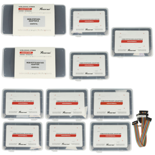 XDNPM5GL  Xhorse MQB 5A/5C/5D/D70F34xx No-disassembly and No-soldering Adapter 13pcs Set, Work With Key Tool Plus Pad And Multi Prog