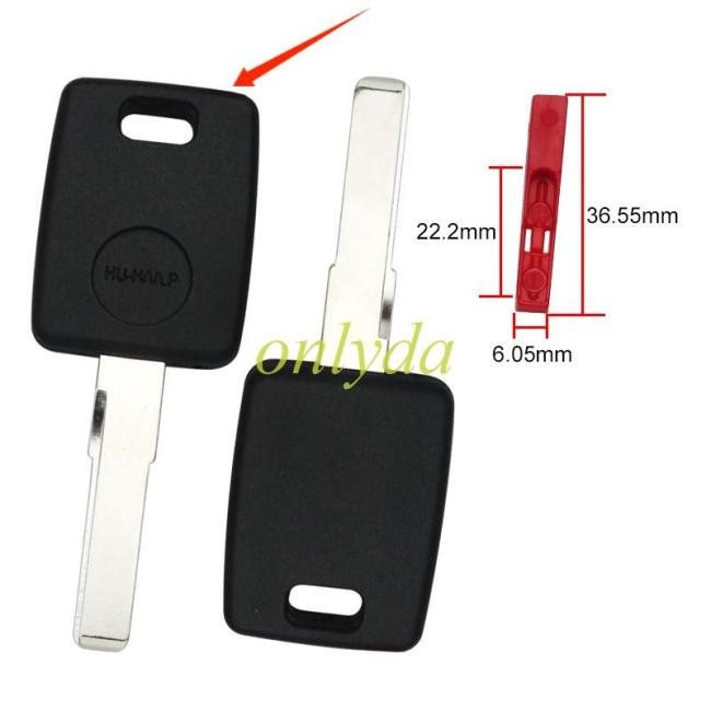 For Audi Transponder Key Blank without badge