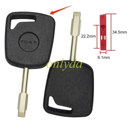 For Ford  Transponder key blank without badge