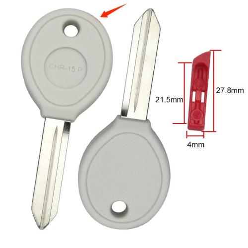For Chrysler transponder key blank without badge