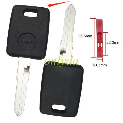 For Audi Transponder Key Blank without badge