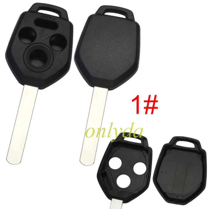 Super Stronger GTL shell，Standard version Subaru 3+1 button  remote Key Shell  without logo ， pls choose blade