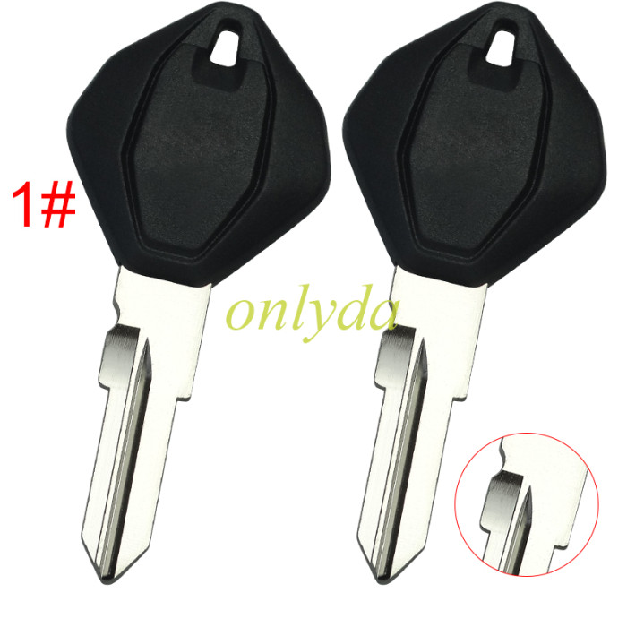 Ducati motor  key blank with right with notch without badge , pls choose color
