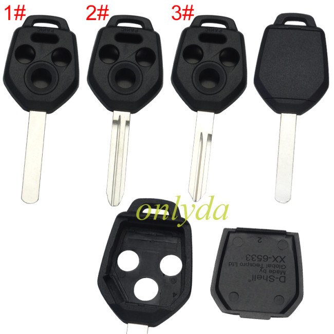 Super Stronger GTL shell,Enhanced version Subaru 3+1 button remote Key Shell without logo , pls choose blade