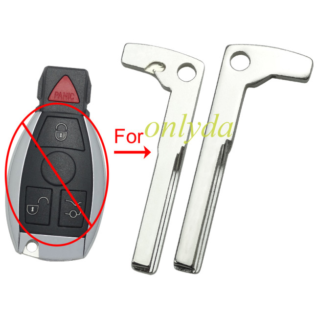 For  Benz emergency key blade (new model), used for Benz-B30A key shell