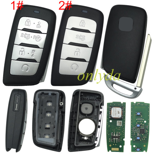origina for Changan CS85 remote key  433mhz with 4A CHIP  PN:3608030-M50