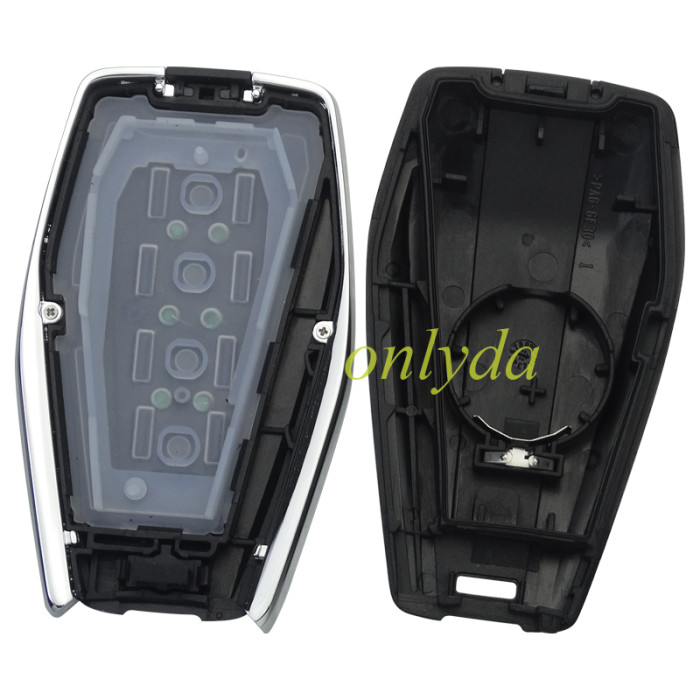 For  Geely UMC 4 button remote key with 434mhz with HITAG AES chip                           number：000008889646745270016191210