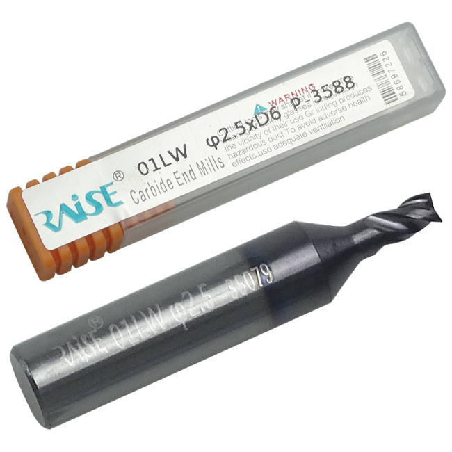 P-3588 RAISE carbide end mills 01LW φ2.5x6.0xD6x30