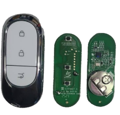 Original Car Remote Key Keyless Smart Key  Digital NFC Key Card 3 BUTTON 433Mhz  for Leapmotor T03 B10 B01 C11 C01 C10 C16 Leapmotors