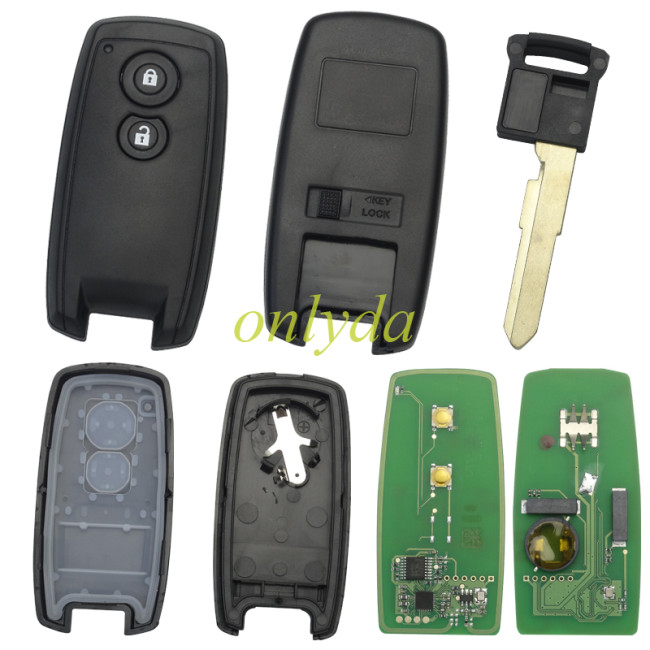 For Suzuki keyless 2 button smart remote key with ID46 (7936) carbon chip with 433.92mhz