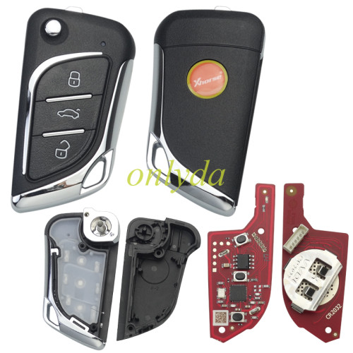 XKLKS2EN  XHORSE Lexus Style (ENrome-plating) Second Generation Universal Wired Remote Key