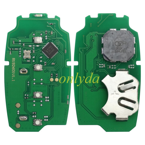 Aftermarket Hyundai Santa Fe 2018-2019 Smart 4 button keyless remote key with 434mhz with ID47  FCCID :TQ8-FOB-4F19 PN: 95440-S2000