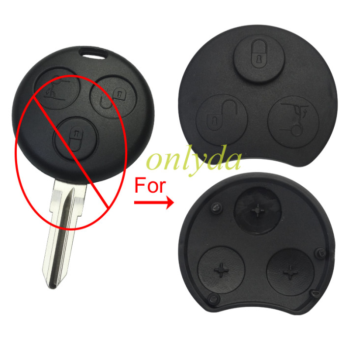 For  benz 3 button key pad