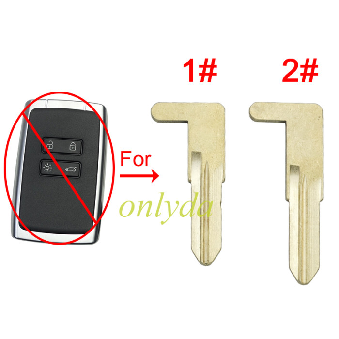 For Renault emmergency key blade， pls choose model