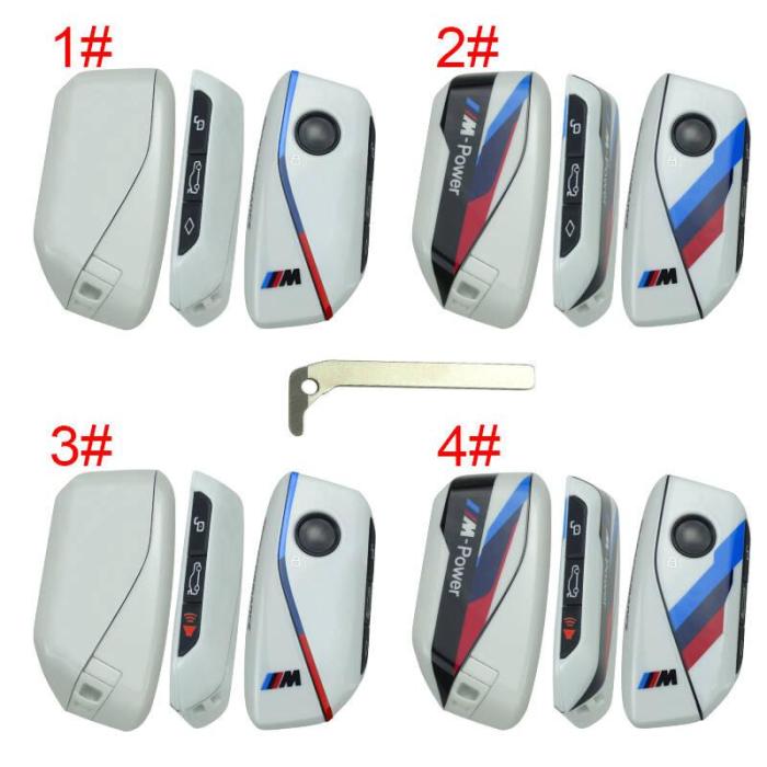 For BMW Modified NEW style remote key shell with 3button, pls choose the model