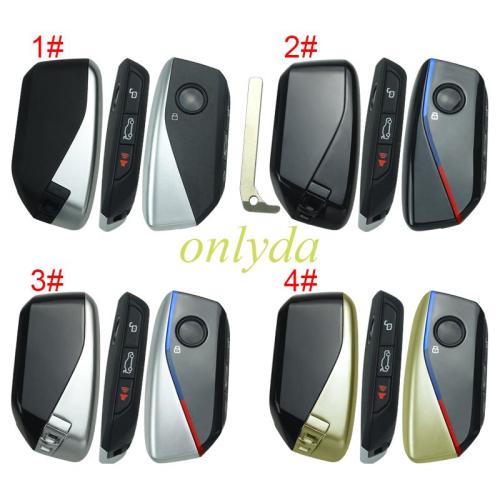 For BMW Modified NEW style remote key shell with 3+1button with horn button, pls choose the model