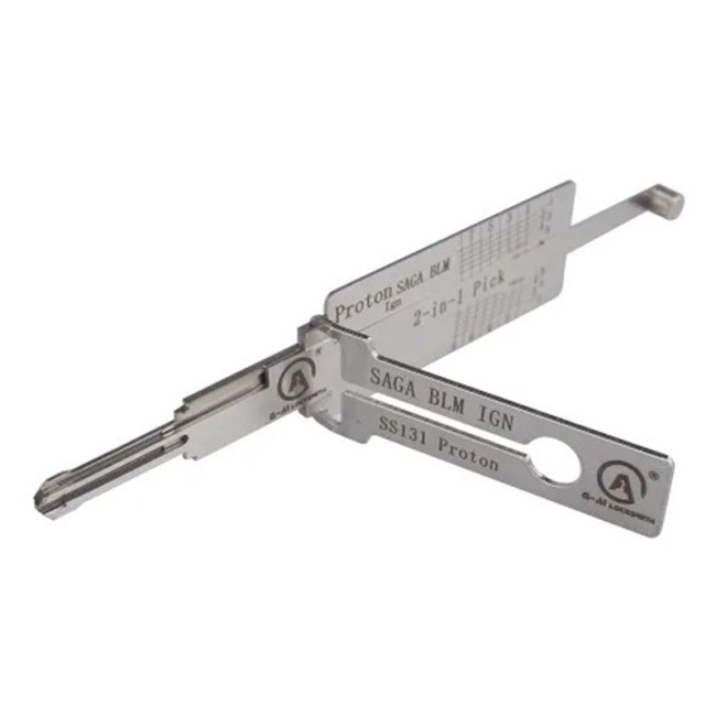 SAGA BLM IGN SS131 PROTON 2 in 1 decode and lockpick use for Proton ignition locks (Malaysia)