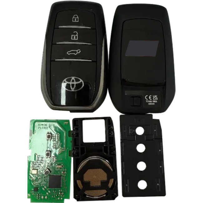 Original Toyota Land Cruiser GR 2022-2024 Genuine Smart Remote Key 3 Buttons 433.58-434.42MHz 8990H-60391 8A-89 H CHIP P4=BA B3N2K2R 61M136-0010