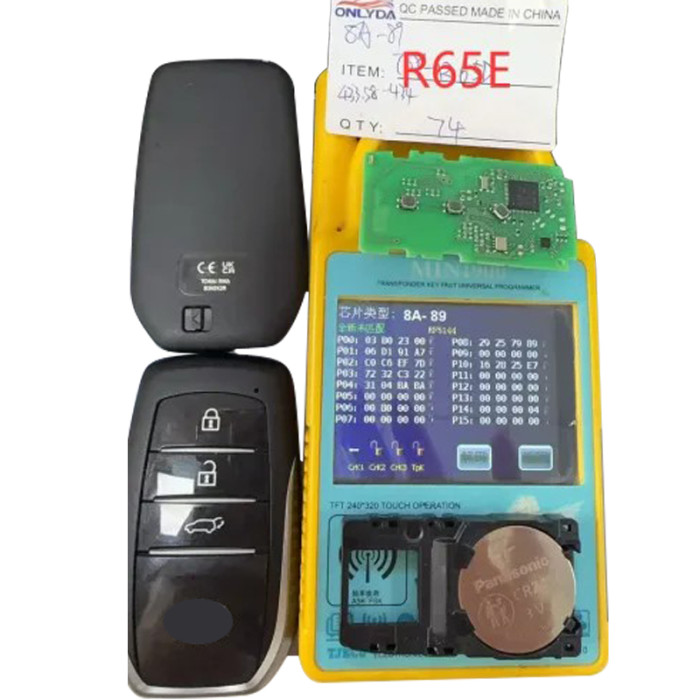ForToyota 2022-2024 Genuine Smart Remote Key 3 Buttons  433.58/434.42MHz   8A-89  H chip P4=BA 61M136-0010 B3N2K2R 8990H-60522