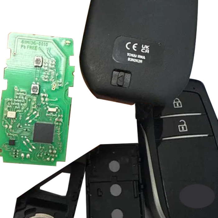 For Genuine Toyota Land Cruiser 2022-2024 Smart Key, 2 Buttons  8990H-60541 8990H-60540 2018+ 434MHZ   8A-89  H chip P4=BA 61M136-0010 B3N2K2R Battery CR2450