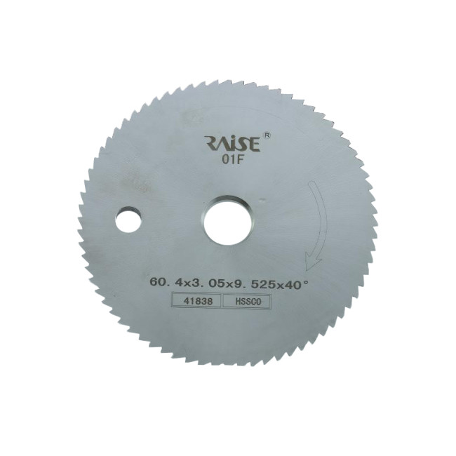 P-3816,Raise cutting wheel Cobalt-Alloyed High-Speed Steel Angle Cutter,specifications φ60.4x3.05xφ9.525x40°