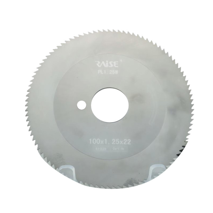 P-1005，Raise cutting wheel Solid Tungsten Carbide Flat-Tooth Saw Blade Slitting Cutter，specifications φ100x1.25xφ22
